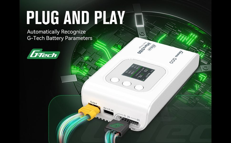 Gens ace iMars S100 G-Tech AC Balance RC Battery Charger - Image 2