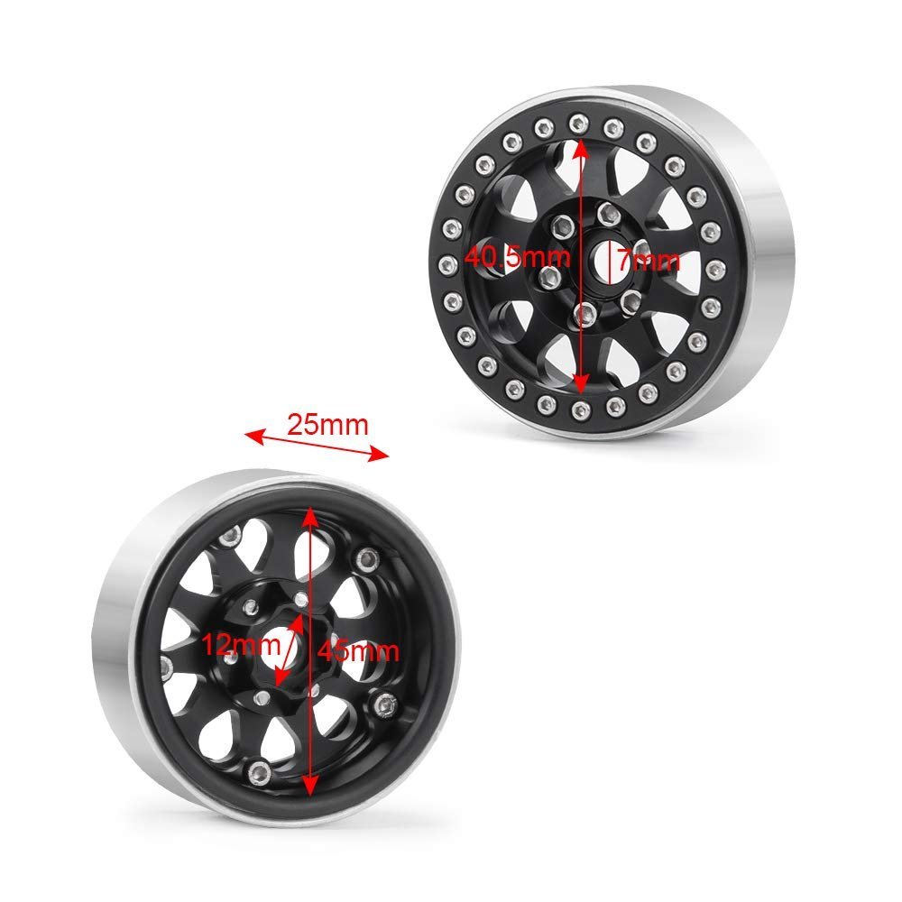 High End Ghost 2.2inch Beadlock Alloy Wheels - Image 5