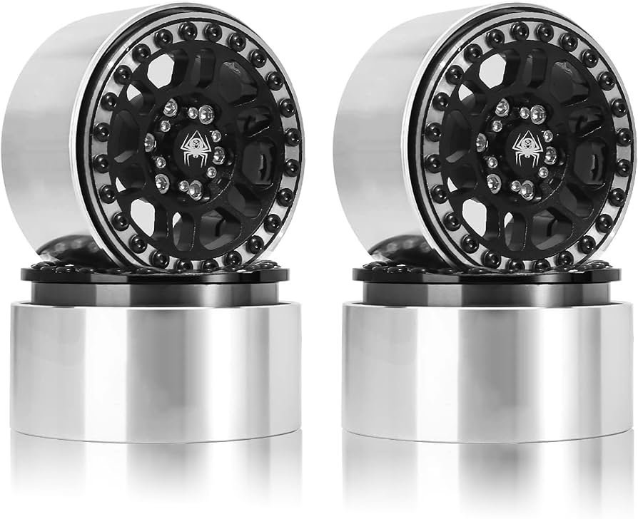 Premium Red Spider 1.9inch Beadlock Alloy wheels