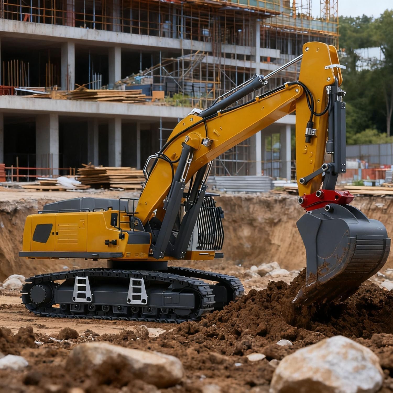 KABOLITE 1/18 K962 100S Remote Control Hydraulic Excavator - Image 3