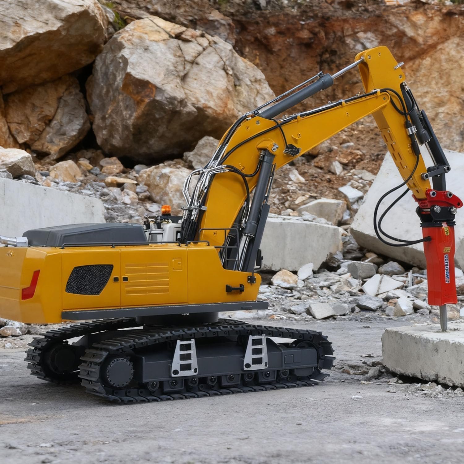 KABOLITE 1/18 K962 100S Remote Control Hydraulic Excavator - Image 4
