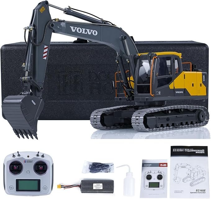DoubleE EC160E 1/14 RC Hydraulic Excavator E111 Alloy Remote Control - Image 3