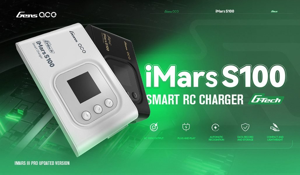 Gens ace iMars S100 G-Tech AC Balance RC Battery Charger - Image 3