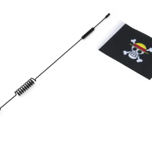Metal Antenna with Flag Simulation Decoration for 1/7 & 1/10 RC Crawler 28cm