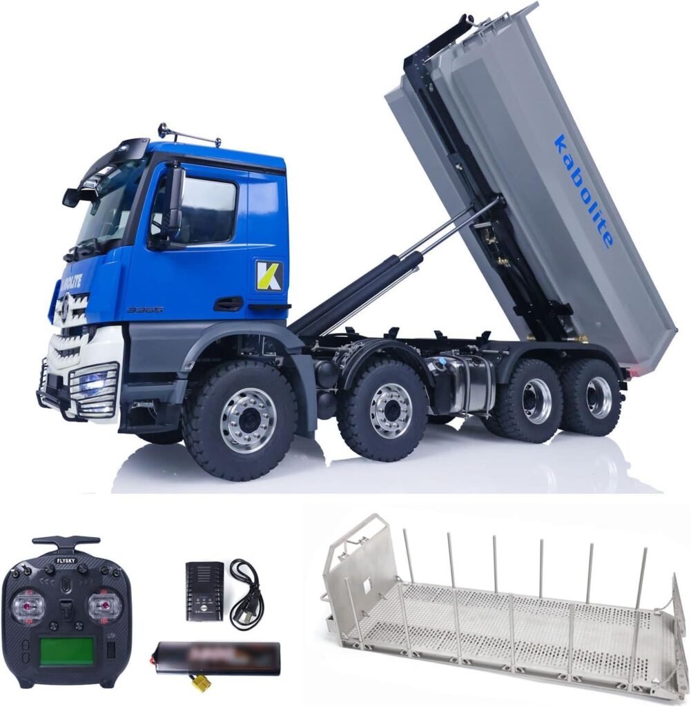 1/14 Kabolite K3367 8×8 Metal Hydraulic RC Tipper Remote Control Dump Truck