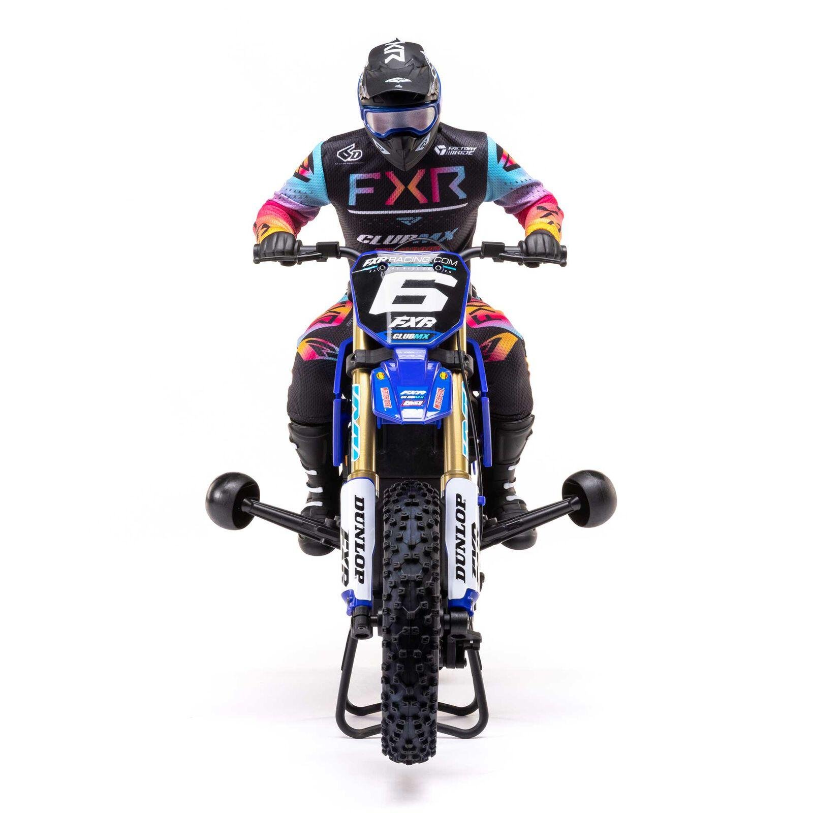 1/4 Promoto-MX Pro Circuit 2S RTR Brushless Motorcycle, Blue - Image 3