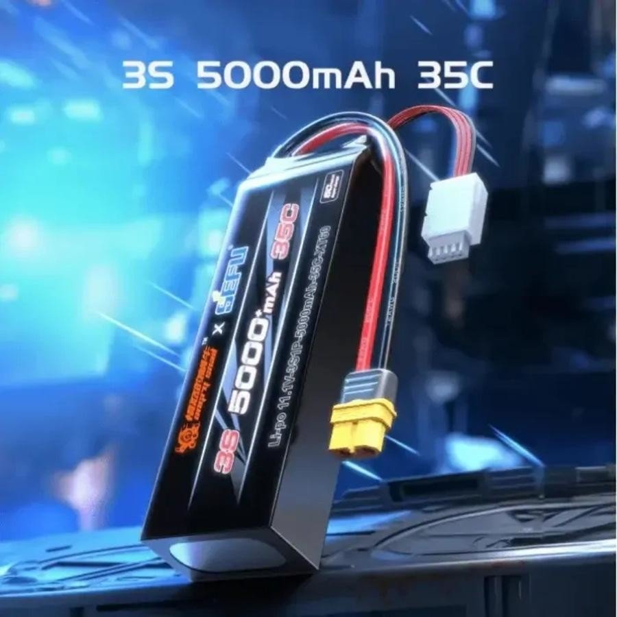 MJX Angry Snail 3S 11.1V 5000 mAh LiPo Battery with XT60 Plug - Image 3