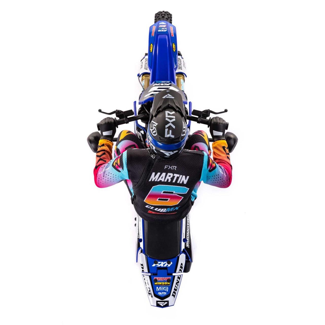1/4 Promoto-MX Pro Circuit 2S RTR Brushless Motorcycle, Blue - Image 4