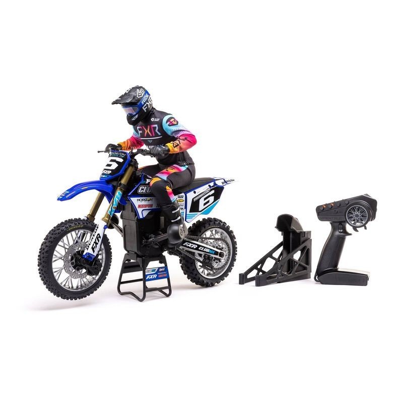 1/4 Promoto-MX Pro Circuit 2S RTR Brushless Motorcycle, Blue