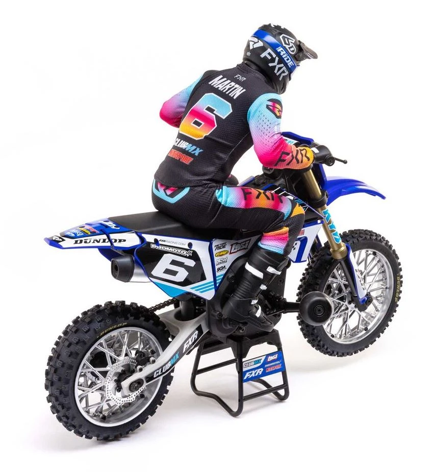 1/4 Promoto-MX Pro Circuit 2S RTR Brushless Motorcycle, Blue - Image 5