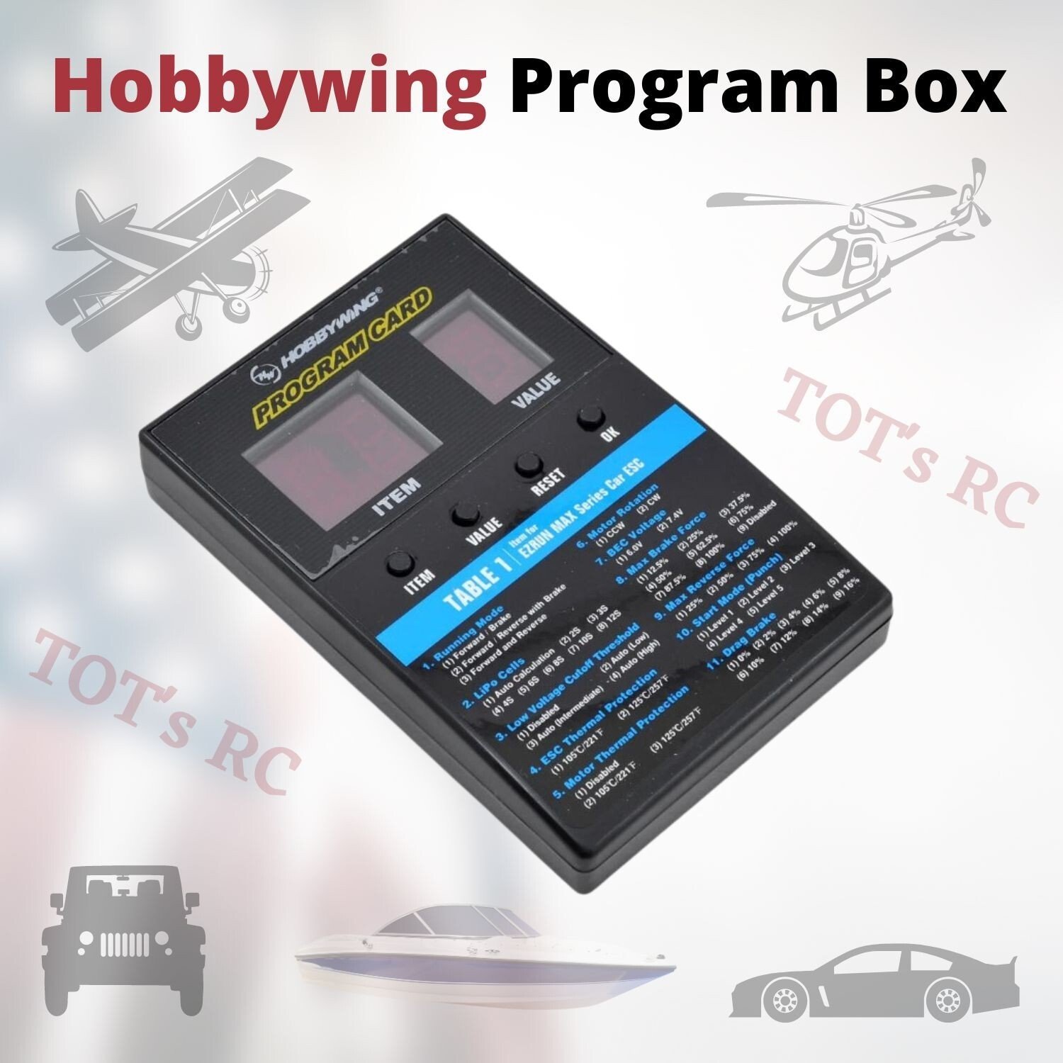 HobbyWing LED Program Box – General - Image 3